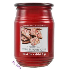 New Red Peppermint Home Jar Candle